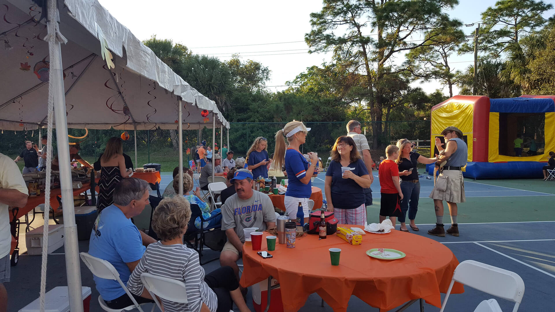 The picnic is a great time to grab a bite to eat and have some good banter with other residents from around the neighborhood.