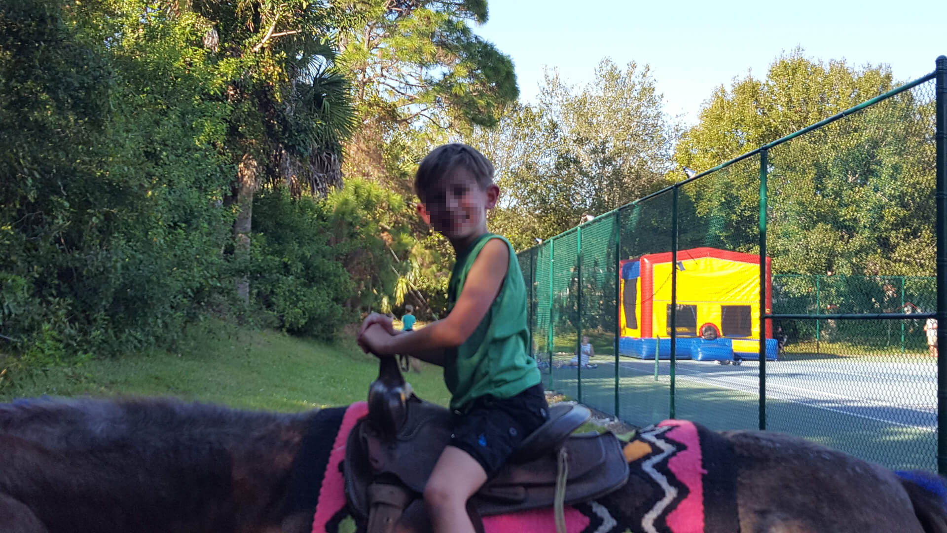 First horseback ride! It wasn't so scary after all!